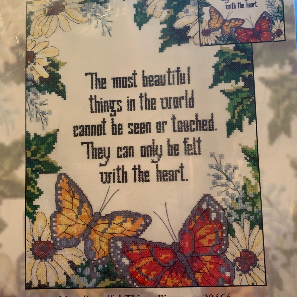 Complete cross stitch kit